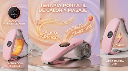 Masajeador Menstrual con Calor y Vibración